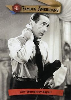 2021 Historic Autographs Famous Americans - Radiant Historic #230 Humphrey Bogart Front