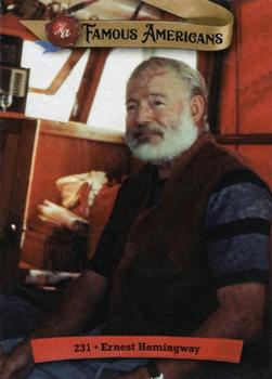 2021 Historic Autographs Famous Americans - Radiant Historic #231 Ernest Hemingway Front
