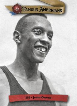 2021 Historic Autographs Famous Americans - Radiant Historic #258 Jesse Owens Front