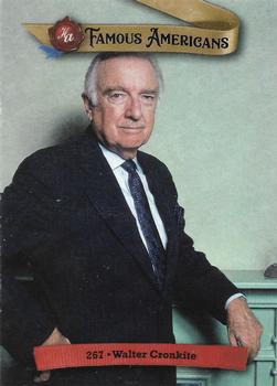 2021 Historic Autographs Famous Americans - Radiant Historic #267 Walter Cronkite Front