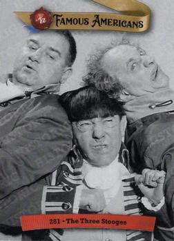 2021 Historic Autographs Famous Americans - Radiant Historic #281 The Three Stooges Front