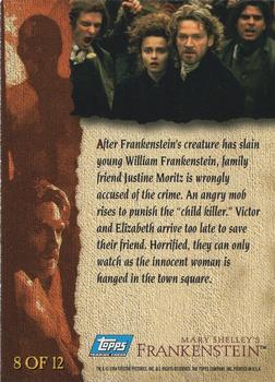 1994 Topps Mary Shelly's Frankenstein #8 After Frankenstein's...... Back