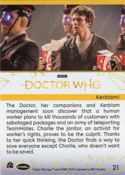 2022 Rittenhouse Doctor Who Series 11 & 12 #21 Kerblam! Back
