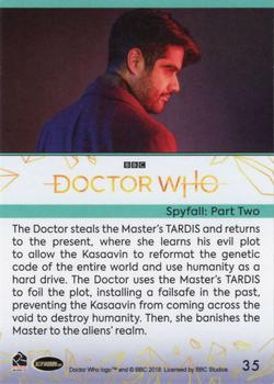 2022 Rittenhouse Doctor Who Series 11 & 12 #35 Spyfall: Part Two Back