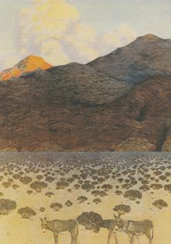 1994 Comic Images Portrait of America Maxfield Parrish #1 Formal Growth in the Desert Front