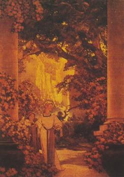 1994 Comic Images Portrait of America Maxfield Parrish #7 Land of Make Believe Front