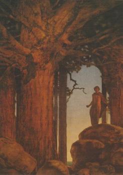 1994 Comic Images Portrait of America Maxfield Parrish #10 Jason and the Talking Oak Front