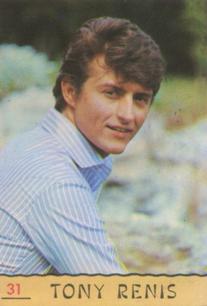 1968 Panini Cantanti #31 Tony Renis Front