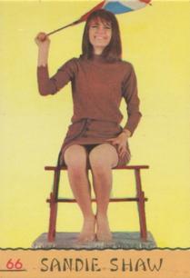 1968 Panini Cantanti #66 Sandie Shaw Front