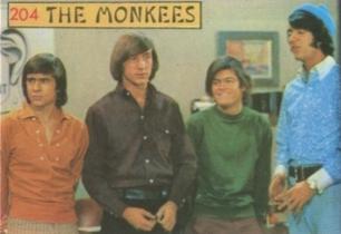 1968 Panini Cantanti #204 The Monkees Front
