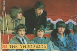 1968 Panini Cantanti #213 The Yardbirds Front