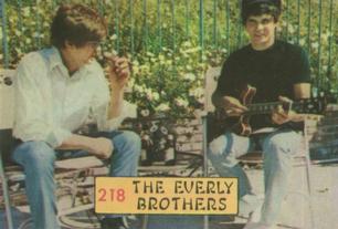 1968 Panini Cantanti #218 The Everly Brothers Front