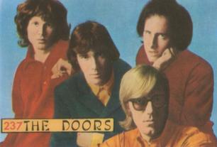 1968 Panini Cantanti #237 The Doors Front