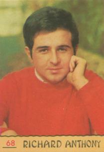 1968 Panini Cantanti #68 Richard Anthony Front