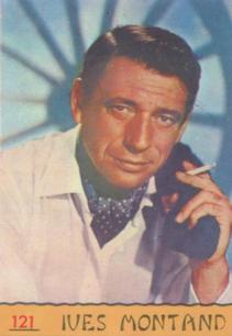 1968 Panini Cantanti #121 Yves Montand Front