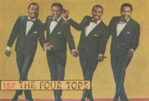 1968 Panini Cantanti #157 The Four Tops Front