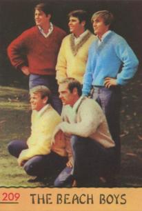 1968 Panini Cantanti #209 The Beach Boys Front