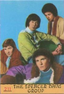 1968 Panini Cantanti #211 The Spencer Davis Group Front