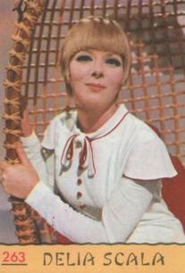 1968 Panini Cantanti #263 Delia Scala Front