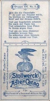 1898 Stollwerck Album 2 Gruppe 64 Kinder verursachen Unfug #2 Als die Back