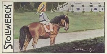 1910 Stollwerck Album 11 Gruppe 458 Pferde I #3 Shetland-Pony Front