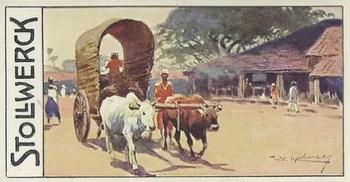 1910 Stollwerck Album 11 Gruppe 462 Cattle #6 Zebuwagen Front