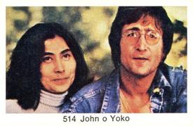 1974 Samlarsaker Popbilder (Swedish) #514 John Lennon / Yoko Ono Front