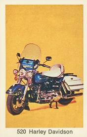 1974 Samlarsaker Popbilder (Swedish) #520 Harley Davidson Front