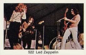 1974 Samlarsaker Popbilder (Swedish) #522 Led Zeppelin Front