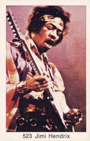 1974 Samlarsaker Popbilder (Swedish) #523 Jimi Hendrix Front