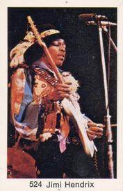 1974 Samlarsaker Popbilder (Swedish) #524 Jimi Hendrix Front
