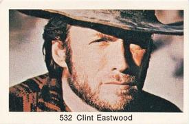 1974 Samlarsaker Popbilder (Swedish) #532 Clint Eastwood Front