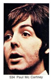 1974 Samlarsaker Popbilder (Swedish) #534 Paul McCartney Front