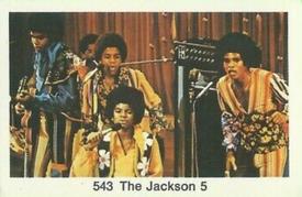 1974 Samlarsaker Popbilder (Swedish) #543 The Jackson 5 Front