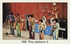1974 Samlarsaker Popbilder (Swedish) #558 The Jackson 5 Front