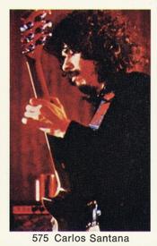 1974 Samlarsaker Popbilder (Swedish) #575 Carlos Santana Front