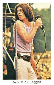 1974 Samlarsaker Popbilder (Swedish) #576 Mick Jagger Front