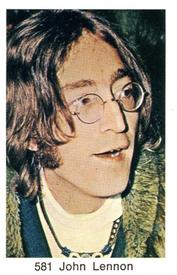 1974 Samlarsaker Popbilder (Swedish) #581 John Lennon Front