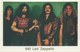 1974 Samlarsaker Popbilder (Swedish) #640 Led Zeppelin Front