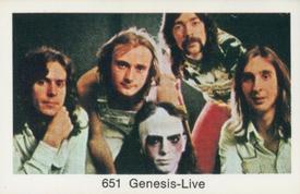 1974 Samlarsaker Popbilder (Swedish) #651 Genesis-Live Front