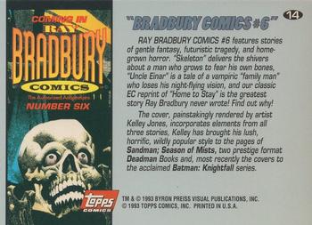 1993 Topps Ray Bradbury Comics Promos #14 Ray Bradbury Comics #6 Back