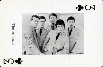 1966 Heather Pop Music Playing Cards #3♣️ The Animals Front