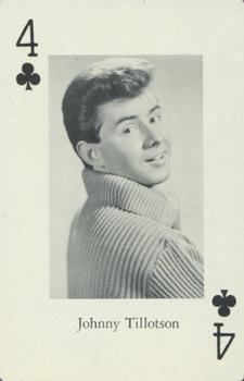 1966 Heather Pop Music Playing Cards #4♣️ Johnny Tillotson Front