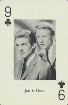 1966 Heather Pop Music Playing Cards #9♣️ Jan & Dean Front