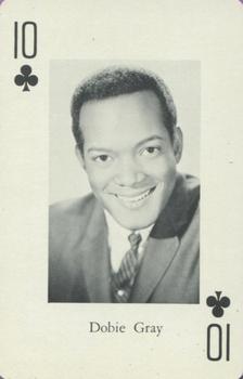 1966 Heather Pop Music Playing Cards #10♣️ Dobie Gray Front