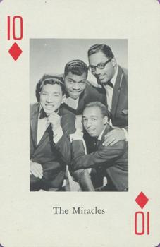 1966 Heather Pop Music Playing Cards #10♦️ The Miracles Front