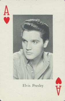 1966 Heather Pop Music Playing Cards #A♥️ Elvis Presley Front
