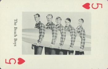1966 Heather Pop Music Playing Cards #5♥️ The Beach Boys Front