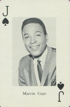 1966 Heather Pop Music Playing Cards #J♠️ Marvin Gaye Front