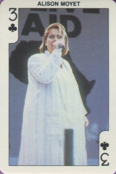 1986 Dandy Rock'n Bubble Playing Cards #3♣️ Alison Moyet Front